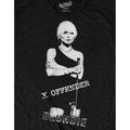 Schwarz - Side - Blondie - "X Offender" T-Shirt für Herren-Damen Unisex