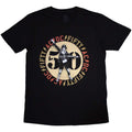 Schwarz - Front - AC-DC - "Gold Emblem" T-Shirt für Herren-Damen Unisex