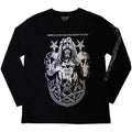 Schwarz - Front - Rob Zombie - "Devil Man" T-Shirt für Herren-Damen Unisex Langärmlig