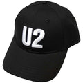Schwarz-Weiß - Front - U2 - Baseball-Mütze für Herren-Damen Unisex