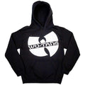 Schwarz - Front - Wu-Tang Clan - Hoodie zum Überziehen Logo für Herren-Damen Unisex