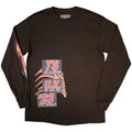 Braun - Front - Travis Scott - "Summer Run 2023 London" T-Shirt für Herren-Damen Unisex Langärmlig