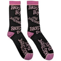 Schwarz-Weiß-Violett - Front - Backstreet Boys - Socken für Herren-Damen Unisex