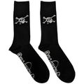 Schwarz-Weiß - Front - Motley Crue - Socken für Herren-Damen Unisex