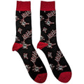 Schwarz-Rot-Weiß - Front - Motley Crue - "Feelgood" Socken für Herren-Damen Unisex
