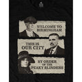 Schwarz - Side - Peaky Blinders - "This Is Our City" T-Shirt für Herren-Damen Unisex