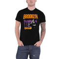 Schwarz-Orange - Front - Biggie Smalls - "Brooklyn" T-Shirt für Herren-Damen Unisex