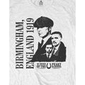 Weiß - Side - Peaky Blinders - "England 1919" T-Shirt für Herren-Damen Unisex