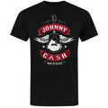 Schwarz - Front - Johnny Cash - "Man In Black" T-Shirt für Herren-Damen Unisex
