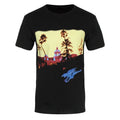 Schwarz - Front - Eagles - "Hotel California" T-Shirt für Herren-Damen Unisex