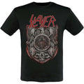Schwarz - Front - Slayer - "2013-2014 Dates" T-Shirt für Herren-Damen Unisex