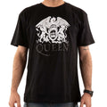 Schwarz - Front - Queen - "Diamante" T-Shirt für Herren-Damen Unisex
