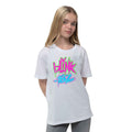 Weiß - Side - Blink 182 - T-Shirt Logo für Kinder