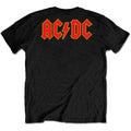 Schwarz - Back - AC-DC - T-Shirt Logo für Herren-Damen Unisex
