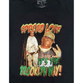 Schwarz - Side - Biggie Smalls - "Spread Love It's The Brooklyn Way" T-Shirt für Herren-Damen Unisex