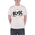Weiß - Front - AC-DC - "Back In Black" T-Shirt für Herren-Damen Unisex