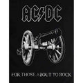 Schwarz - Side - AC-DC - "About To Rock" T-Shirt für Herren-Damen Unisex