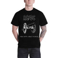 Schwarz - Front - AC-DC - "About To Rock" T-Shirt für Herren-Damen Unisex
