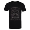Schwarz - Front - Johnny Cash - "American Rebel" T-Shirt für Herren-Damen Unisex