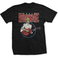 Schwarz - Front - David Bowie - "Acoustic Bootleg" T-Shirt für Herren-Damen Unisex