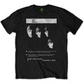 Schwarz - Front - The Beatles - "8 Track" T-Shirt für Herren-Damen Unisex