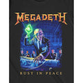 Schwarz - Side - Megadeth - "Rust In Peace Track List" T-Shirt für Herren-Damen Unisex