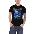 Schwarz - Front - Megadeth - "Rust In Peace Track List" T-Shirt für Herren-Damen Unisex