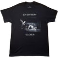 Schwarz - Front - Joy Division - "Classic Closer" T-Shirt für Herren-Damen Unisex