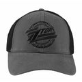Schwarz-Grau - Front - ZZ Top - Baseball-Mütze für Herren-Damen Unisex