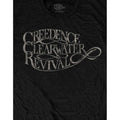 Schwarz - Side - Creedence Clearwater Revival - T-Shirt Logo für Herren-Damen Unisex