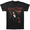 Schwarz - Front - Alice Cooper - "Welcome To My Nightmare" T-Shirt für Herren-Damen Unisex