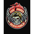 Schwarz - Side - Five Finger Death Punch - "Bomber" Kapuzenpullover für Herren-Damen Unisex