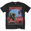 Schwarz - Front - Rush - "1981 Tour" T-Shirt für Herren-Damen Unisex