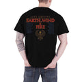 Schwarz - Back - Earth, Wind & Fire - "Let's Groove" T-Shirt für Herren-Damen Unisex