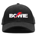Schwarz - Front - David Bowie - "Aladdin Sane" Baseball-Mütze Logo für Herren-Damen Unisex