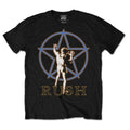 Schwarz - Front - Rush - "Starman Glow" T-Shirt für Herren-Damen Unisex