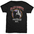 Schwarz - Front - Alice Cooper - "Mad House Rock" T-Shirt für Herren-Damen Unisex