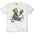 Weiß - Front - Guardians Of The Galaxy 2 - T-Shirt für Herren-Damen Unisex