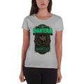 Grau meliert - Front - Pantera - "Snakebite XXX Label" T-Shirt für Damen