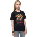 Schwarz - Back - Queen - "Classic" T-Shirt für Kinder