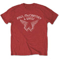 Rot - Front - Paul McCartney - T-Shirt Logo für Damen