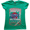 Grün - Front - Kiss - "Destroyer Tour 78" T-Shirt für Damen