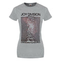 Grau meliert - Front - Joy Division - "Space Lady" T-Shirt für Damen