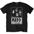 Schwarz - Front - Kiss - "Tonight" T-Shirt für Herren-Damen Unisex