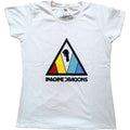 Weiß - Front - Imagine Dragons - T-Shirt Logo für Damen
