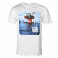 Weiß - Front - Gorillaz - "Plastic Beach" T-Shirt für Herren-Damen Unisex