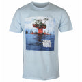 Hellblau - Front - Gorillaz - "Plastic Beach" T-Shirt für Herren-Damen Unisex