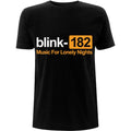 Schwarz-Orange - Front - Blink 182 - "Lonely Nights" T-Shirt für Herren-Damen Unisex