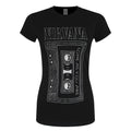 Schwarz - Front - Nirvana - "Come As You Are" T-Shirt für Damen