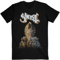 Schwarz - Front - Ghost - "Impera Glow" T-Shirt für Herren-Damen Unisex